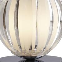 Searchlight TafellampClaw 14cm chroom met helder glas - EU1811CL - thumbnail