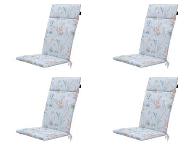 Kussen hoog universeel ca. 120x50 cm Donna azure canvas Eco plus natural outdoor finishing (4 stuks) Madison - Madison