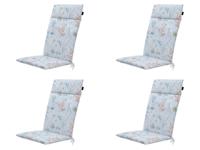 Kussen hoog universeel ca. 120x50 cm Donna azure canvas Eco plus natural outdoor finishing (4 stuks) Madison - Madison - thumbnail