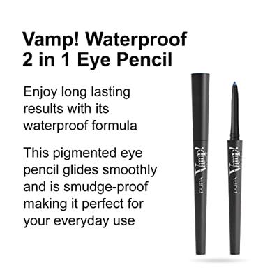 Pupa Milano - Pupa Vamp! Eye Pencil 2 In 1 Eyeliner And Kajal Waterproof 0.35 g Pupa Milano - Pupa Vamp! Eye Pencil 2 In 1 Eyeliner And Kajal Waterproof 0.35 g
