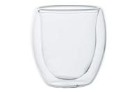 Borosilicate dubbelwandig koffieglas 80ml 2-pack - thumbnail