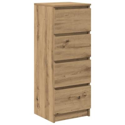Dressoir 37,5x35x99 cm spaanplaat ambachtelijk eikenkleurig