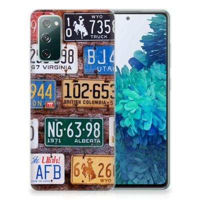 Samsung Galaxy S20 FE | Siliconen hoesje | met foto Kentekenplaten Samsung Galaxy S20 FE | Siliconen hoesje | met foto Kentekenplaten