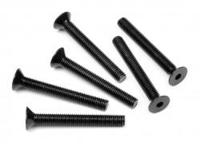 Flat head screw m5x40mm (hex socket/6pcs) - thumbnail