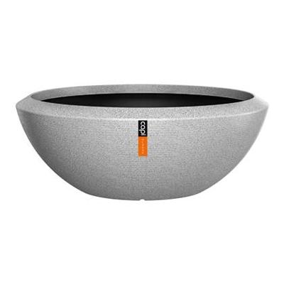 Capi bloempot arc granite laag 61x25 cm ivoorkleurig