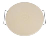 Grill Fanatics Pizzasteen met rek, 2 cm dik, 38 cm rond - thumbnail