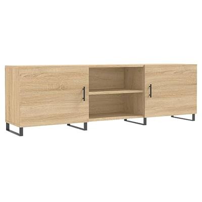 Tv-meubel 150x30x50 cm bewerkt hout sonoma eikenkleurig