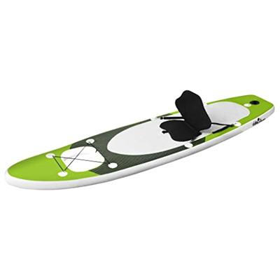 Stand Up Paddleboardset opblaasbaar 300x76x10 cm groen - thumbnail