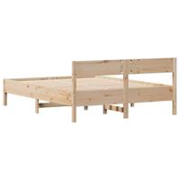 Bedframe zonder matras massief grenenhout 120x200 cm - thumbnail