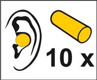 Connex Oordoppen 37Db En352-2 10St - COXT938711 - thumbnail