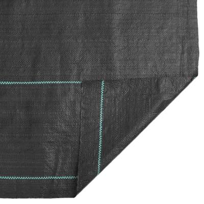 VidaXL Onkruidmembraan zwart 0,5x50 m pp
