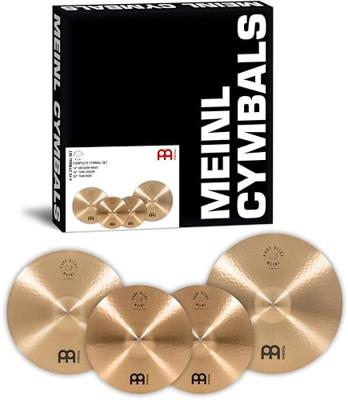 Meinl Cymbals Pure Alloy Traditionele Complete Set — Made in Germany, 2 jaar garantie (PA-CS2)