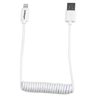 StarTech.com Lightning-naar-USB-kabel - gekruld - 60 cm, wit