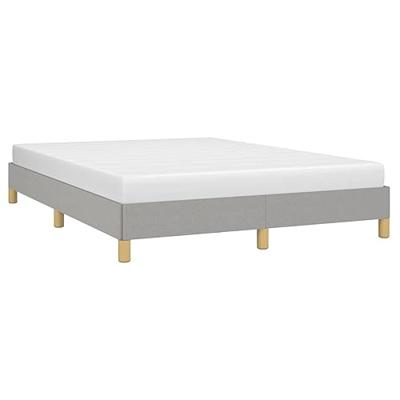 Bedframe zonder matras stof lichtgrijs 160x200 cm Bedframe zonder matras stof lichtgrijs 160x200 cm