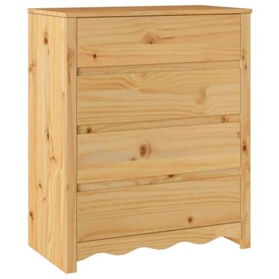 Ladekast Drammen Eiken 76.5 x 40 x 91 cm Massief grenenhout