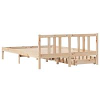 Bedframe zonder matras massief grenenhout 120x200 cm - thumbnail
