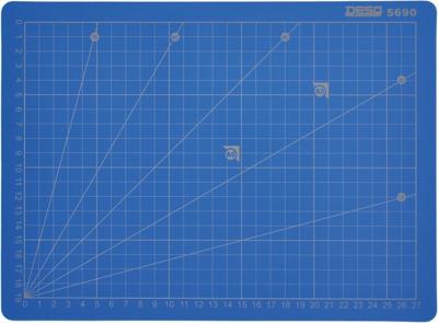 Desq Professionele snijmat, 5-laags, blauw, ft 22 x 30 cm