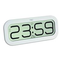TFA Dostmann 60.4514.02 Wandklok Zendergestuurd 2.8 cm x 32.1 cm x 14 cm Wit - thumbnail