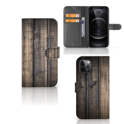 Apple iPhone 12 Pro Max | Book Style Case | Steigerhout Apple iPhone 12 Pro Max | Book Style Case | Steigerhout
