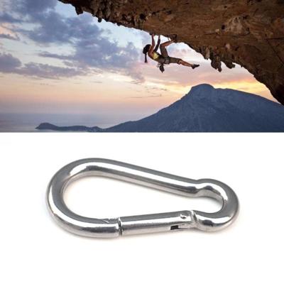 M11 Roestvrij staal Carabiner voorjaar haak multi-tool alpinisme gesp vergrendelen Camping haak touw binnendiameter: 10.84 mm