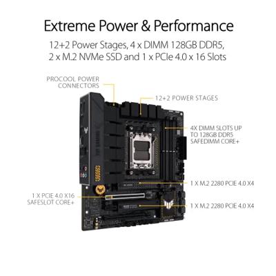 Moederbord AMD ASUS TUF GAMING B650M-PLUS Moederbord AMD ASUS TUF GAMING B650M-PLUS