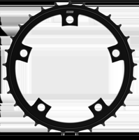 Enduo Kettingblad 58t cargo 5-b 130-bcd cl-46.7mm - zwart - thumbnail