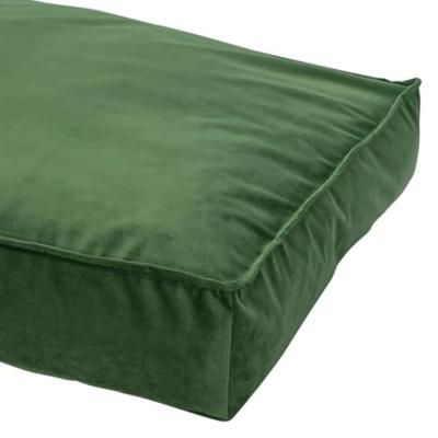 Madison Bed producten velours lounge kussen groen S