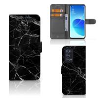 OPPO Reno 6 Pro Plus 5G | Bookcase | Marmer Zwart - Origineel Cadeau Vader - thumbnail