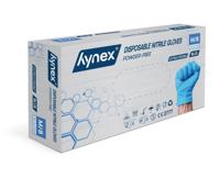 Handschoen hynex nitril m blauw 5gr 100 stuks - thumbnail