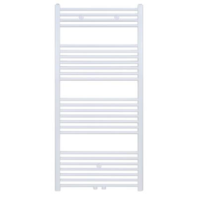 Belrad Handdoekradiator - middenaansluiting - 1400X600mm - 754Watt - Wit BW1400600