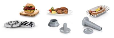 Bosch MFW2520W vleesmolen 1500 W Roestvrijstaal, Wit