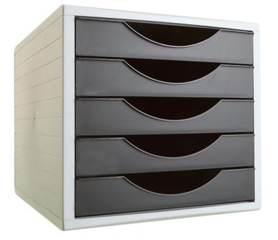 Modulaire archiefkast Archivo 2000 ArchivoTec Serie 4000 5 lades Din A4 Zwart 34 x 27 x 26 cm Modulaire archiefkast Archivo 2000 ArchivoTec Serie 4000 5 lades Din A4 Zwart 34 x 27 x 26 cm