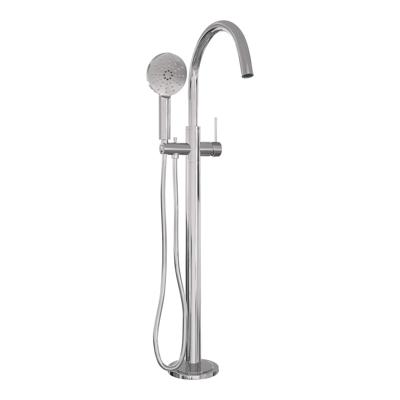 Badkraan Vrijstaand Brauer Chrome Carving met Handdouche 3-Standen Geborsteld Chroom Brauer Badkraan Vrijstaand Brauer Chrome Carving met Handdouche 3-Standen Geborsteld Chroom Brauer