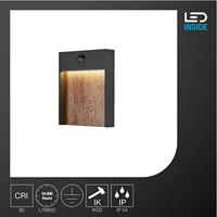SLV Landelijke muurlampFlatt Sensor met bewegingssensor - 1002955 - thumbnail