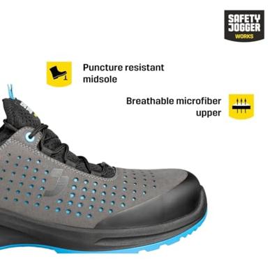 Safety Jogger Modulo S1PS Low | Grijs | Maat 38 - 5401124788693