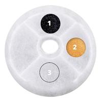 Catit Waterfilter met drievoudige werking, set van 2 stuks, wit - thumbnail