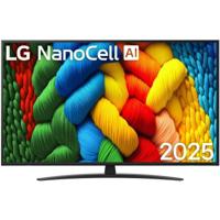 LG 55NANO81A6A - 139 cm LED-Fernseher, 55 Zoll, Aufl?sung: 3.840x2.160 Pixel, 4K Ultra HD, 4K AI Upscaling, Direct LED-Backlight, High Dynamic Range (HDR 10), Hybrid Log Gamma (HLG), alpha7 Gen8 AI - thumbnail