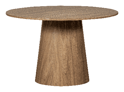 WOOOD Ronde Eettafel 'Maan' 120cm, kleur Walnoot