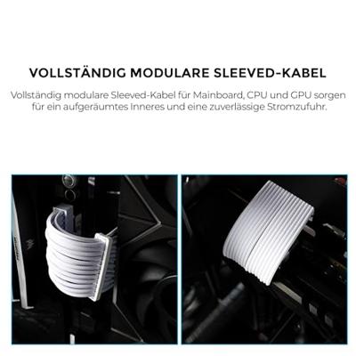 Lian Li EDGE 850W ATX 3.1 White (Geen USB)