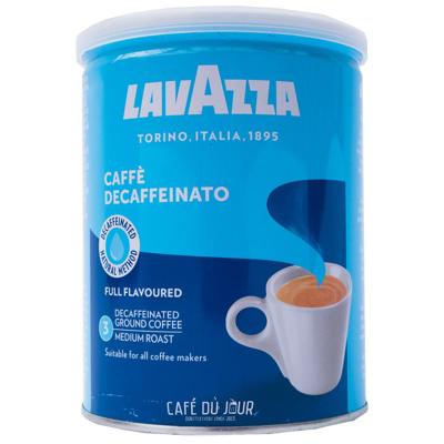 Lavazza Caffè Decaffeinato - gemalen koffie 250 gram blik Lavazza Caffè Decaffeinato - gemalen koffie 250 gram blik