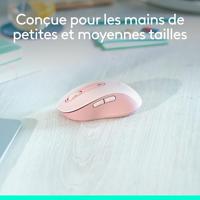 Logitech Signature M650 draadloze muis - stil, Bluetooth, programmeerbare knoppen - roze - thumbnail