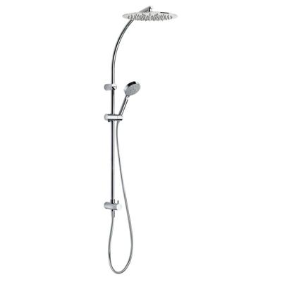 Tres Selection glijstang set met regendouche 103 cm rond chroom