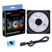 Lian Li UNI FAN SL-INF 140, 1-pack, Black, ARGB PWM Reverse Blade - thumbnail
