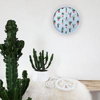 NeXtime NX-7348 Wandklok NXt Cactusdia 30cm Kunststof Wit - thumbnail