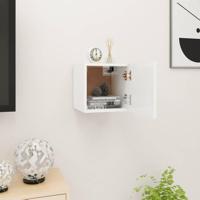 Tv-wandmeubel 30,5x30x30 cm wit - thumbnail