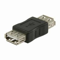 Nedis USB-A Adapter | USB-A Female | USB-A Female | 480 Mbps | Zwart | 1 stuks - CCGB60900BK CCGB60900BK - thumbnail