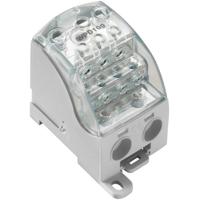 Weidmüller 1562090000 Verdeelblok Schroeven Grijs, Transparant 1 stuk(s) - thumbnail