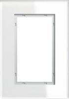 Gira afdekraam wit glas Esprit 1,5VD 100112 - thumbnail