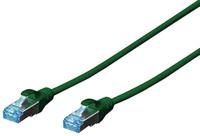 Digitus DK-1532-010/G RJ45 Netwerkkabel, patchkabel CAT 5e SF/UTP 1.00 m Groen Verdraaide paren 1 stuk(s) - thumbnail