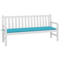 Tuinbank Kussen Turquoise 180 x 50 x 4 cm Oxford stof - thumbnail